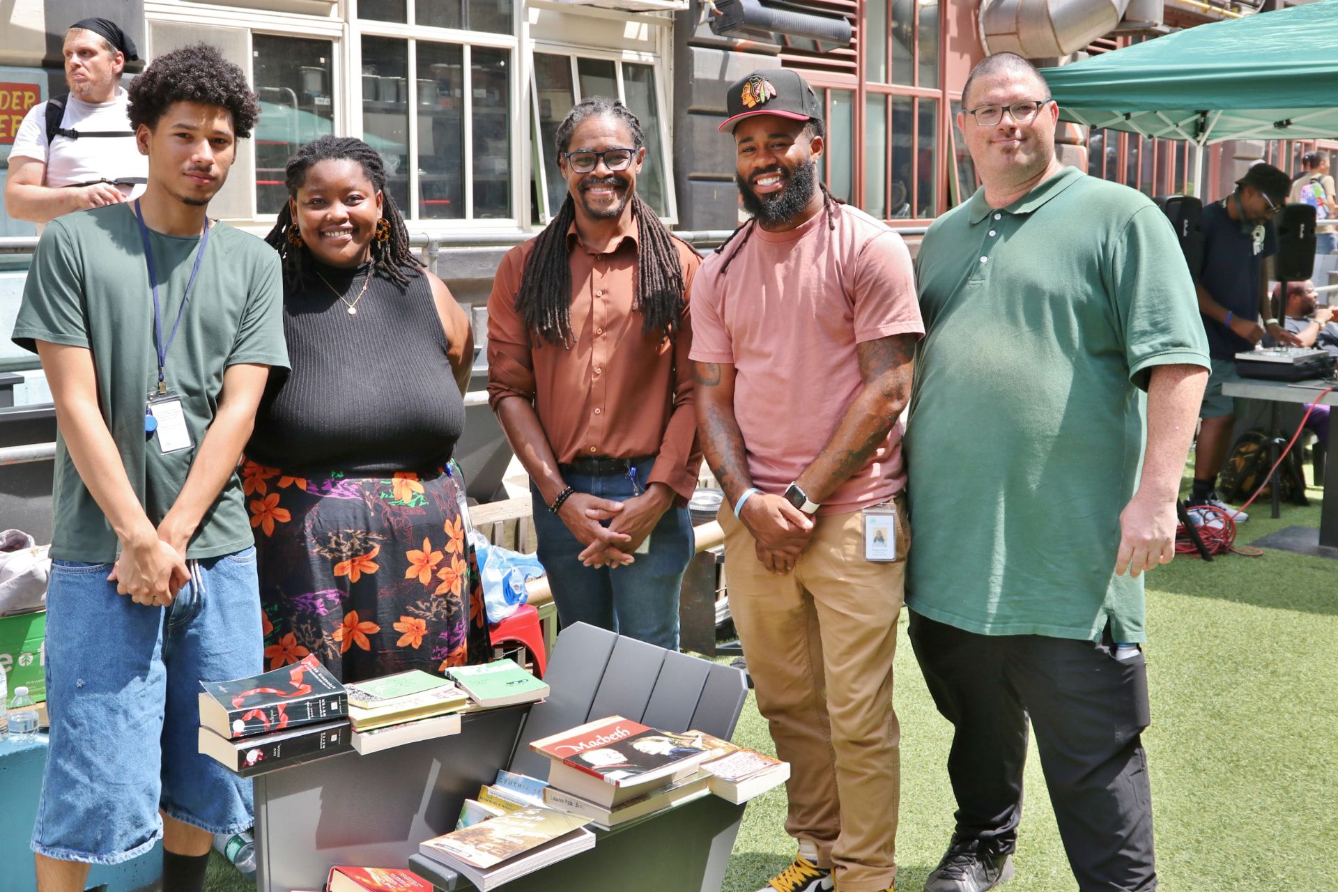 Baltic Street peers at a community event